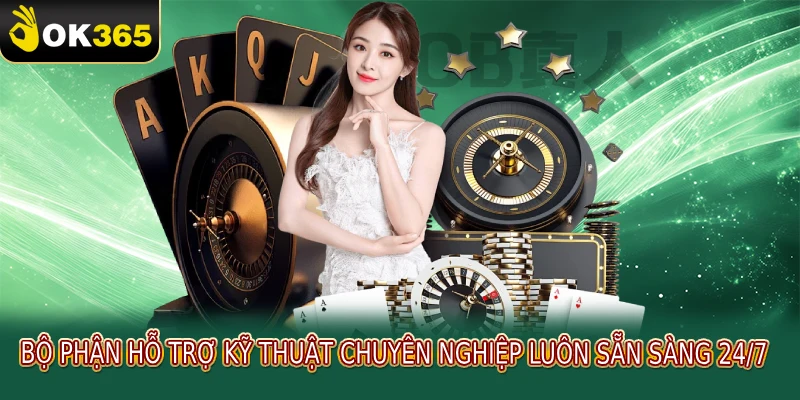 Bộ phận hỗ trợ kỹ thuật chuyên nghiệp luôn sẵn sàng 24/7