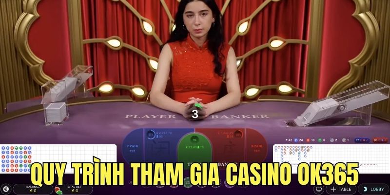 Quy trình tham gia cược game casino tại nhà cái