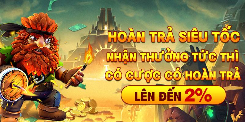 Hoàn trả giải cứu hội viên đến 2%